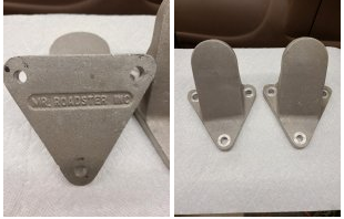 Cast aluminium engine mount Chev per pair